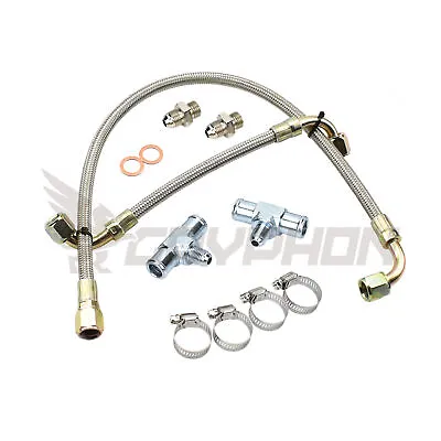 Turbo Water Line Kit For Toyota Hilux 3.0L 5L / 2.8L 3L With TD05H 16G 18G 20G • $68.55