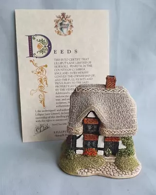 Lilliput Lane English Collection 1992: Midlands - Granny Smiths + Deeds #C66 • £3.99