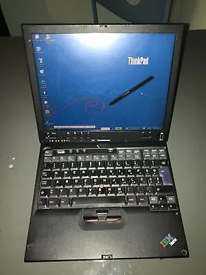 IBM ThinkPad X41 Tablet PC/Intel Pentium M 1.6GHz/2GB RAM/60GB HDD/Windows XP TE • $253.61