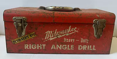 Vintage Heavy Duty Milwaukee 1004-1 Corded 1/2  Right Angle 90 Degree Drill • $150