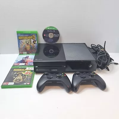 Xbox One Black 500gb Bundle With Games Controllers & Cables  • $159.90