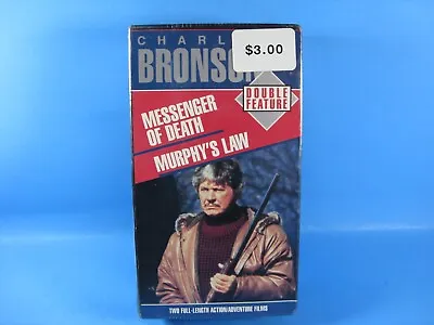Charles Bronson Double Feature (VHS 1995) Messenger Of Death & Murphy's Law • $7.49
