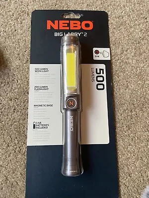 £8 • Buy NEBO Big Larry 2 500 Lumen With Magnetic Base Batteries Included