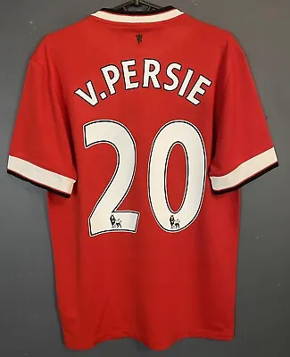 Van Persie Men's Manchester United 2014/2015 Soccer Football Shirt Jersey Size S • $107.99