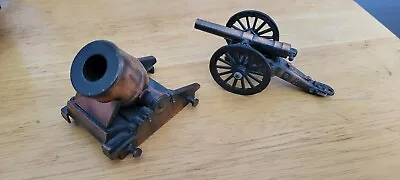 Mini Replica Civil War Mortar And 1857 Cannon- Free Shipping!!!!!! • $32