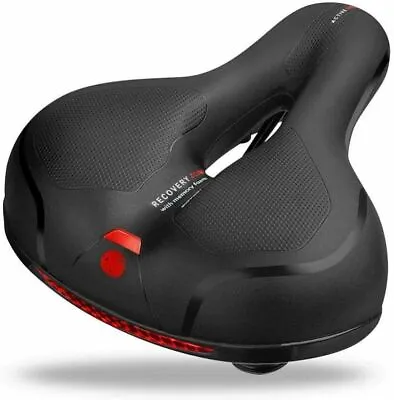 Comfort Wide Big Bum Soft Gel Bike Seat Sporty Air Cushion Pad Bicycle Saddle US • $18.75