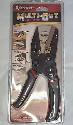 Ronan Multi-Cut 3-in-1 Cutting Tool+ Built-In Wire Cutter +3 Blades • $24.99