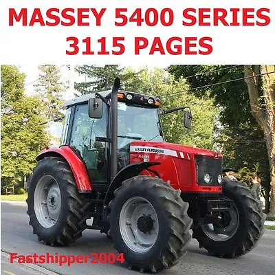 Massey Ferguson Mf 5425 5435 5445 5455 5460 5465 Tractors Op Shop Service Manual • $14.99