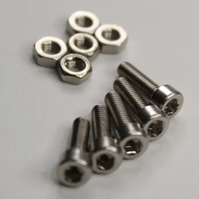 M3 X 10mm WITH NUTS A2 Stainless Steel Socket Head Screws Metric DIN912 M3x10mm • $5.99