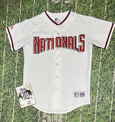 $35 • Buy Majestic Baseball Washington Nationals Jersey Mlb 6032 M