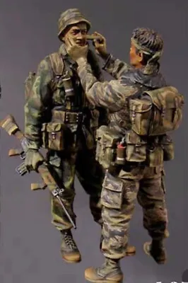 $16.13 • Buy 1:35 Resin Figures Model Kit Vietnam War AU Soldiers 2 Man Unassembled Unpainted