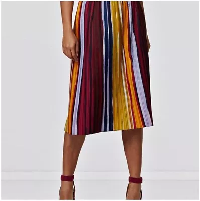 Gorman Mangjaka 'Walnut' Pleated Skirt Size 12 • $135