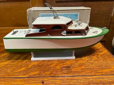 Vintage 50s Rico Motorized Toy Model Boat W/Original Box • $90