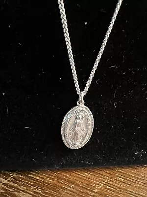 Miraculous Medal Sterling Silver Large • $25.20