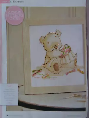 Cross Stitch Chart Of Lickle Ted Learning To Cross Stitch Design By DMC • £1.50