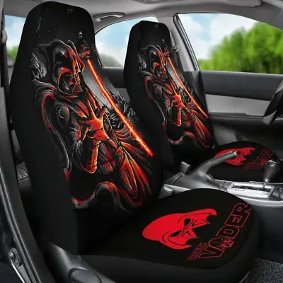 $54.99 • Buy Gift Idea Darth Vader Star Wars Car Seat Covers (set Of 2)