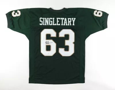 Mike Singletary Signed Baylor Bears Green Jersey Inscribed  HOF 95  (JSA COA)  • $169.95