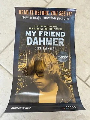 $14.99 • Buy Rare MY FRIEND DAHMER Graphic Novel Movie Poster  12” X 19.5” Ross Lynch Derf