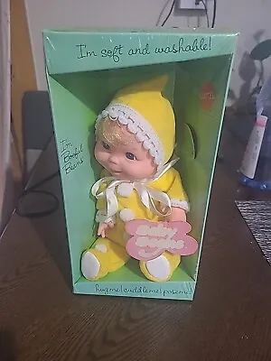 Vintage 1970 Mattel Yellow Booful Baby Beans Baby Doll New In Package Sealed Nos • $147.79