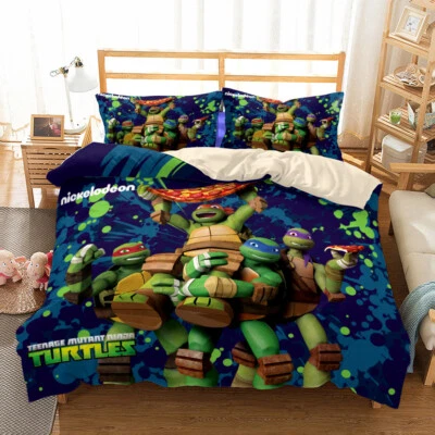 £19.44 • Buy Teenage Mutant Ninja Turtles Single/Double/Queen/King Bed Quilt Cover Set