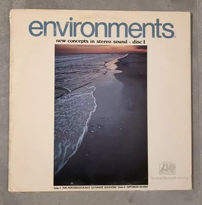 Environments - Disc 1 -Vinyl LP- Psychological Ultimate Seashore/Optimum Aviary • $16.99