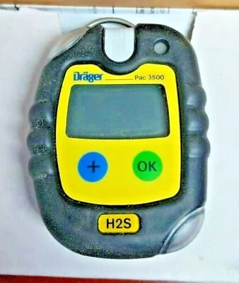 DRAEGER Gas Detector Hydrogen Sulfide 0 To 100 PPM 4543963 • $39.95