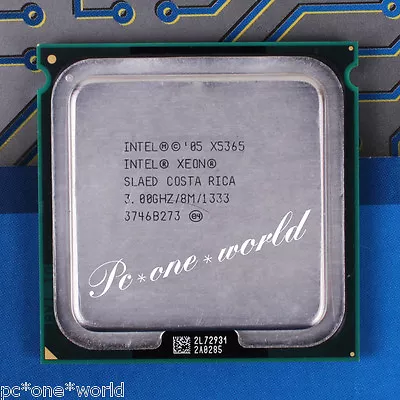 100% OK SLAED Intel Xeon X5365 3 GHz LGA 771 Quad-Core Processor CPU • £36.37