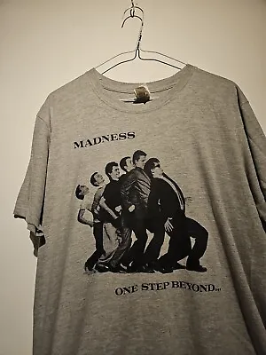 Madness One Step Beyond Grey Tshirt Large • £9.99