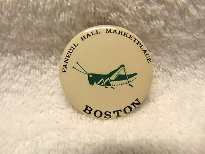 Vintage   Faneuil Hall Marketplace ~ Boston   Badge Button Pin Pinback 1.5  • $3