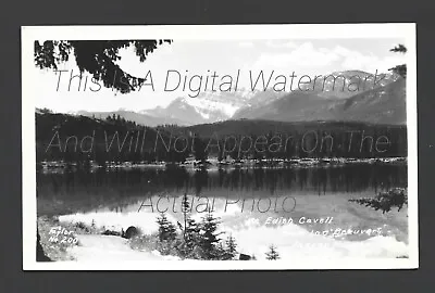 Mt Edith Cavell Lac Beauvert Jasper Park Taylor Canada 1923-1939 RPPC Postcard • £19.41