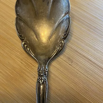 Vintage Sugar Spoon By Community Traditional Scalloped Design 5.5  Silver-plated • $8