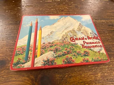 Caran D'Ache Prismalo Watercolor - 1950s Swiss Made Tin Box • £25.46