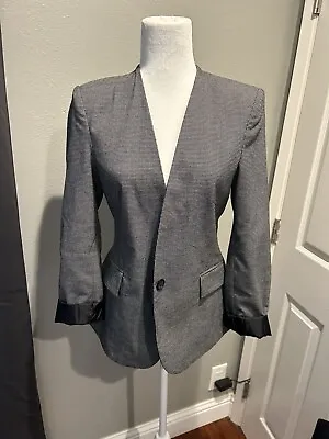 Zara Blazer In Black And White Size 36 • $50