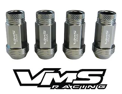 Vms Racing 20pc Gunmetal 12x1.25 Premium Lug Nuts For 09-16 Nissan Gtr R35 • $59.99