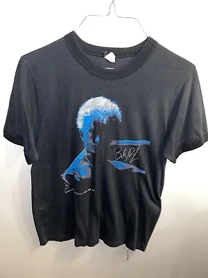RARE! Vintage BILLY IDOL T Shirt 1984 Concert M 2 Sided Single Stitch 80'S Punk • $99.95