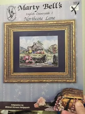 Marty Bell English Countryside 1 - NORTHCOTE LANE Cross Stitch Pattern Leaflet • $3.50