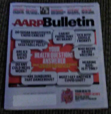 Aarp Bulletin-your Health Questions Answered+legal Contracts+scams+songs • $11.24