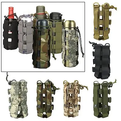 Travel Tactical Molle Water Bottle Bag  Kettle Pouch Holder Carrier • $23.96