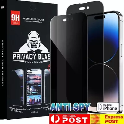 Iphone Privacy Screen Protector For Iphone 15 14 13 12 11 XR • $9.57