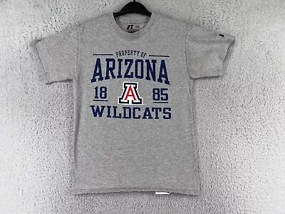 Arizona Wildcats Shirt Adult Small Gray Short Sleeve Crew Neck Cotton U Of A • $14.29