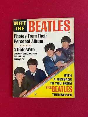 1963 BEATLES  MEET THE BEATLES  Magazine (No Label) Scarce / Vintage • $118.29