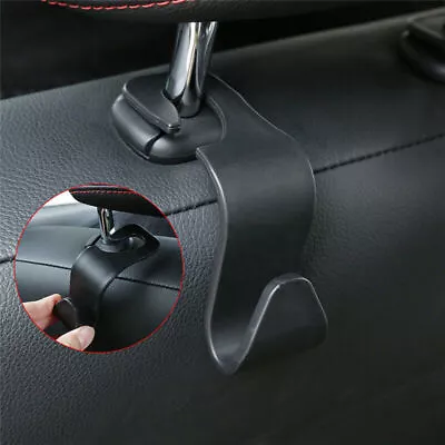 2× Black Car Front Back Seat Hooks Headrest Storage Organizer Holder Accessories • $3.29