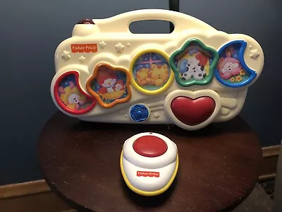 Vintage Fisher-Price Slumbertime Soother 1998 With Remote Control And Box TESTED • $40