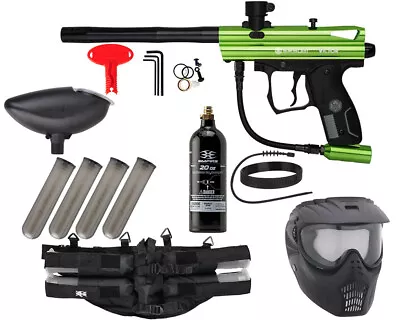 New Kingman Spyder Victor Epic Complete Paintball Gun Package Kit - Gloss Slime • $161.70