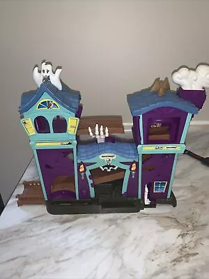 Matchbox Haunted House Hero City Sounds Blue Purple Toy Playset Mattel • $49.99