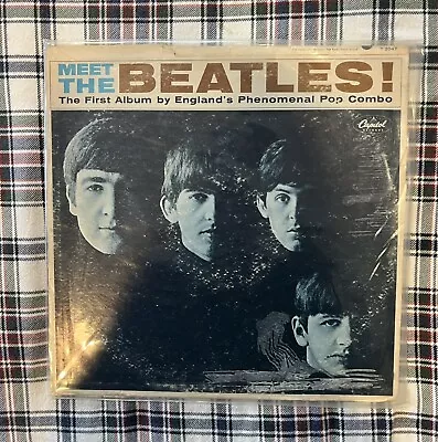 The Beatles |  Meet The Beatles!  | 1964 LP - Capitol Records-Play Tested • $24