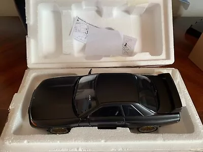 *RARE* Autoart 1/18 Nissan Skyline GT-R V-spec Ii R32 Tuned Version Matte Black • $399.99