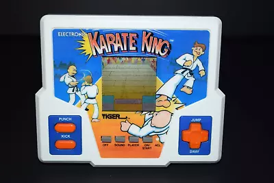Vtg 1988 Tiger Electronic KARATE KING LCD Handheld 80s Video Game TESTED W/Pics! • $15.99