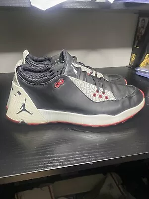 Nike Air Jordan ADG 2 Spikeless Golf Shoes Black Cement Men's Size 10 CT7812-001 • $59.99
