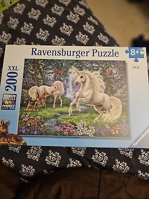 Ravensburger Mystical Unicorns 200 XXL Jigsaw Puzzle SEALED • $13